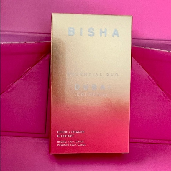 Brand New! Bisha Essential Duo Dubai Colorway Crème + Powder Blush Set - Picture 14 of 16
